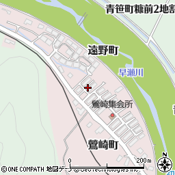 岩手県遠野市鶯崎町3周辺の地図