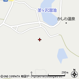 秋田県由利本荘市西目町西目上中沢周辺の地図