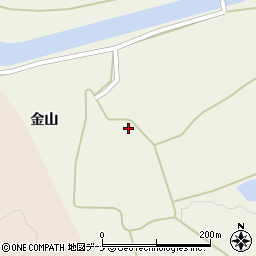 秋田県由利本荘市柳生金山12-1周辺の地図