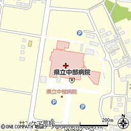 岩手県立中部病院周辺の地図