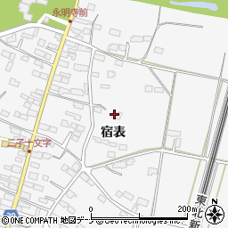 岩手県北上市二子町宿表周辺の地図