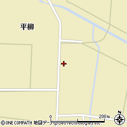 秋田県横手市大雄田町周辺の地図