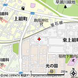 岩手県遠野市東上組町1周辺の地図