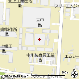 三甲株式会社　東北第一工場周辺の地図