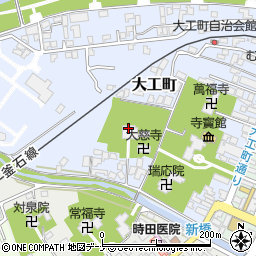 大慈寺周辺の地図