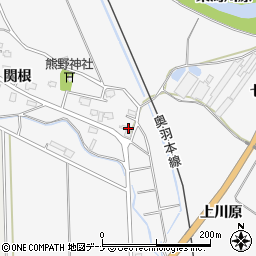 秋田県横手市睦成関根14周辺の地図