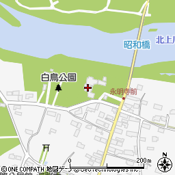 永明寺周辺の地図