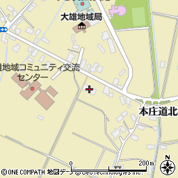 ＪＡ秋田ふるさと大雄周辺の地図