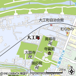 〒028-0527 岩手県遠野市大工町の地図