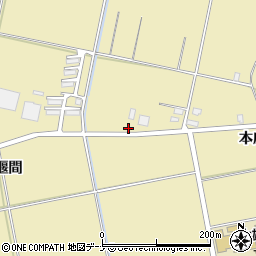 秋田県横手市大雄精兵西6周辺の地図