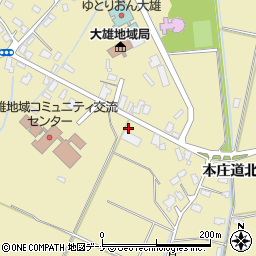 秋田県横手市大雄狐塚周辺の地図
