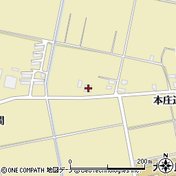 秋田県横手市大雄精兵西5周辺の地図