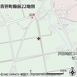 岩手県遠野市青笹町糠前周辺の地図