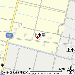 秋田県横手市下八丁上小屋45周辺の地図