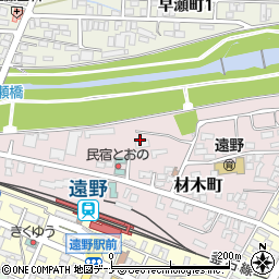 株式会社昭林　遠野営業所周辺の地図