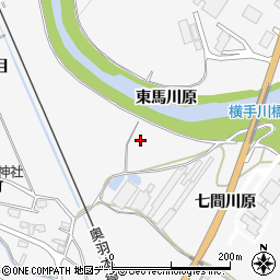 〒013-0008 秋田県横手市睦成の地図