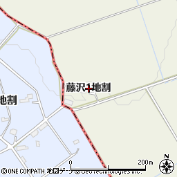 岩手県北上市藤沢１地割周辺の地図