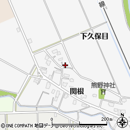 秋田県横手市睦成関根115周辺の地図