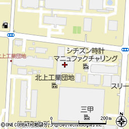 シチズン時計マニュファクチャリング株式会社 東北北上工場周辺の地図