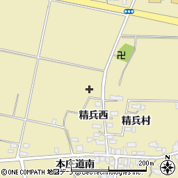秋田県横手市大雄（田根森西）周辺の地図