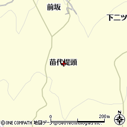 秋田県由利本荘市葛法苗代堤頭周辺の地図