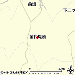 秋田県由利本荘市葛法（苗代堤頭）周辺の地図