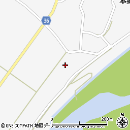 秋田県横手市大森町長助巻周辺の地図