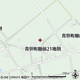 岩手県遠野市青笹町糠前２１地割35周辺の地図