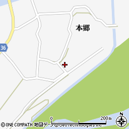 秋田県横手市大森町本郷62周辺の地図