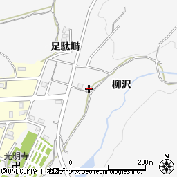 秋田県横手市睦成（柳沢）周辺の地図