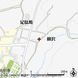 秋田県横手市睦成柳沢74周辺の地図