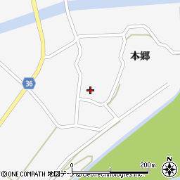 秋田県横手市大森町本郷27周辺の地図