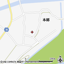 秋田県横手市大森町本郷64周辺の地図