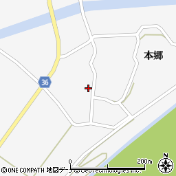 秋田県横手市大森町本郷6周辺の地図