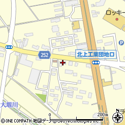 岩手県北上市村崎野１９地割118-8周辺の地図