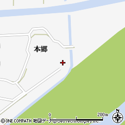 秋田県横手市大森町本郷89周辺の地図