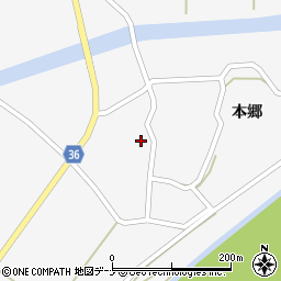 秋田県横手市大森町本郷12周辺の地図