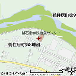 株式会社津田商店　釜石食品工場工場周辺の地図