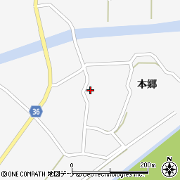 秋田県横手市大森町本郷15周辺の地図