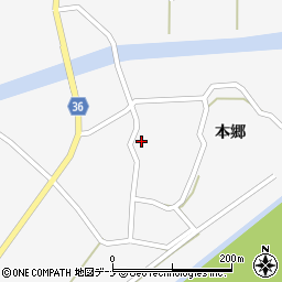 秋田県横手市大森町本郷15周辺の地図