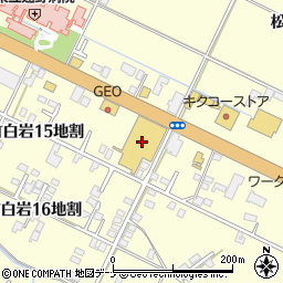 コメリハード＆グリーン遠野店周辺の地図