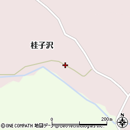 岩手県和賀郡西和賀町桂子沢７５地割周辺の地図