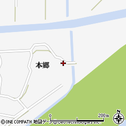秋田県横手市大森町本郷95周辺の地図