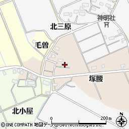 秋田県横手市杉目塚腰120周辺の地図
