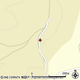 秋田県由利本荘市山内三ツ方森4周辺の地図