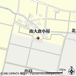 秋田県横手市上境南大倉小屋80周辺の地図
