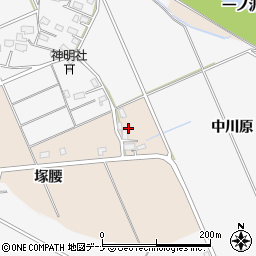 秋田県横手市杉目塚腰102周辺の地図