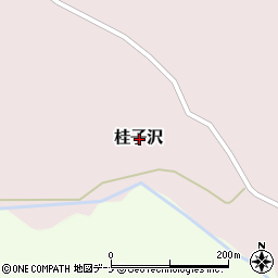 岩手県和賀郡西和賀町桂子沢周辺の地図