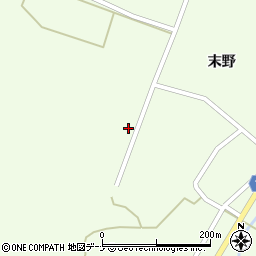 秋田県横手市大森町上溝末野120周辺の地図