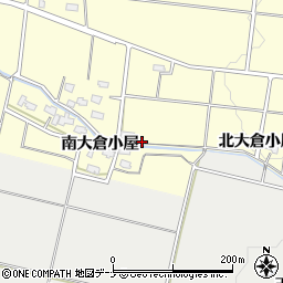 秋田県横手市上境南大倉小屋46周辺の地図